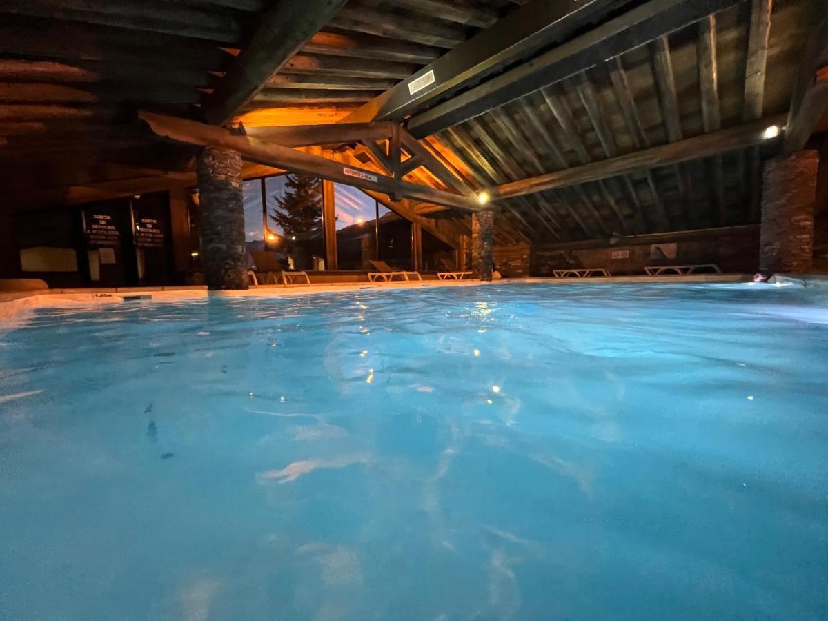 Appartement Ski Aux Pieds Dans Residence Premium Piscine, Sauna Hamam サン・マルタン・ド・ベルヴィル エクステリア 写真