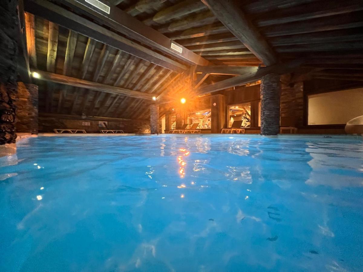 Appartement Ski Aux Pieds Dans Residence Premium Piscine, Sauna Hamam サン・マルタン・ド・ベルヴィル エクステリア 写真